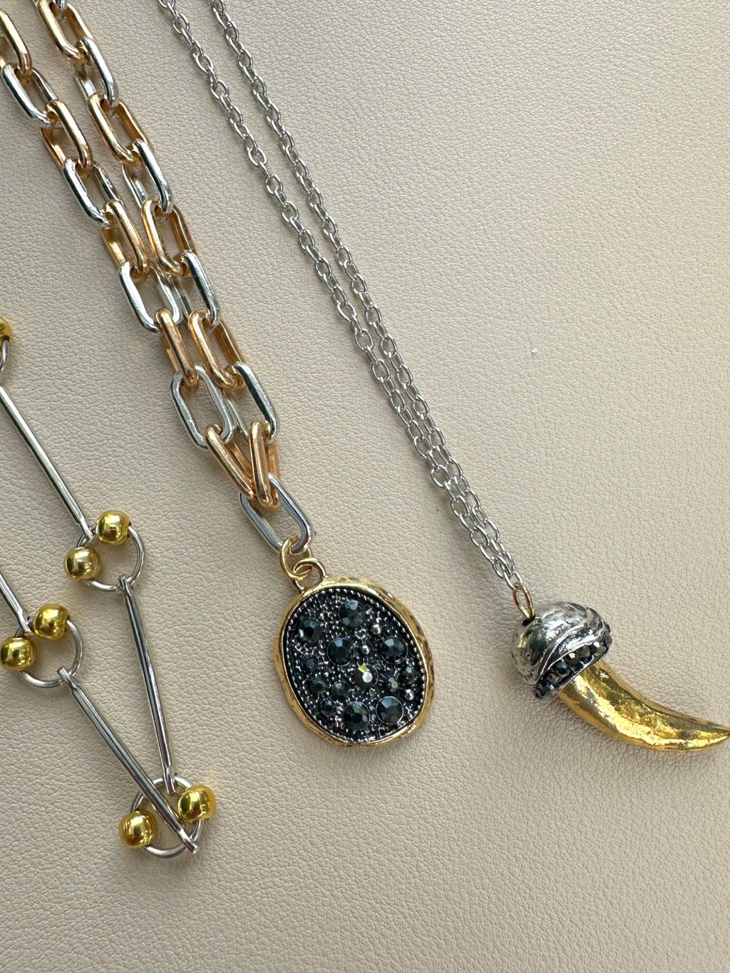 Metal 3 Layer Necklace