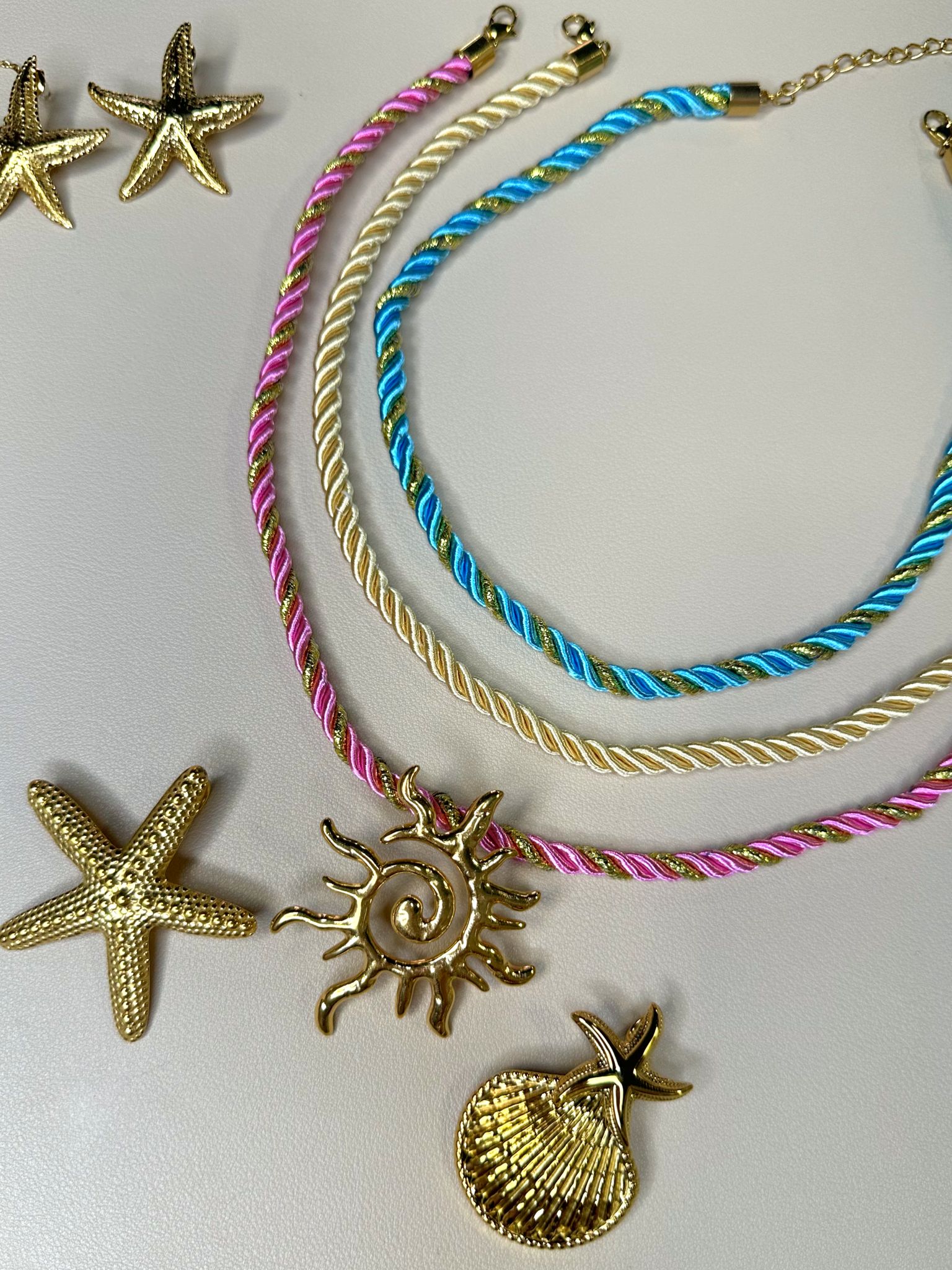 Sun & Rope Necklace