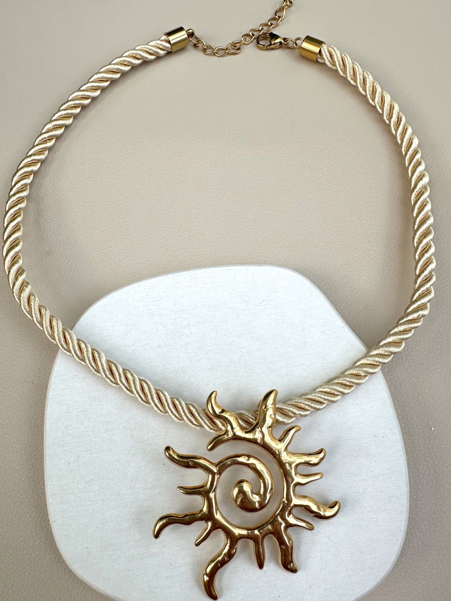 Sun & Rope Necklace