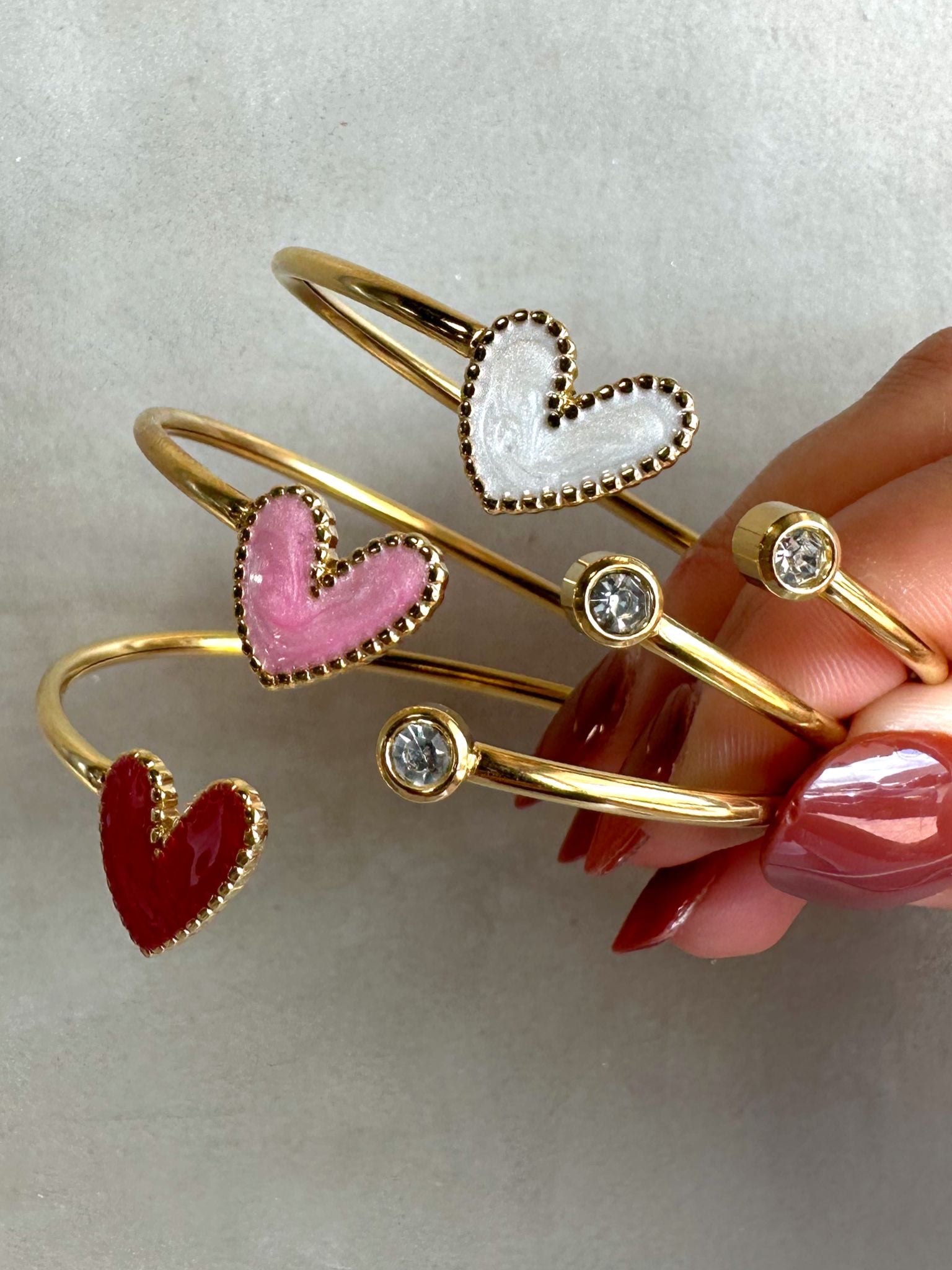 Heart Shaped Bangle
