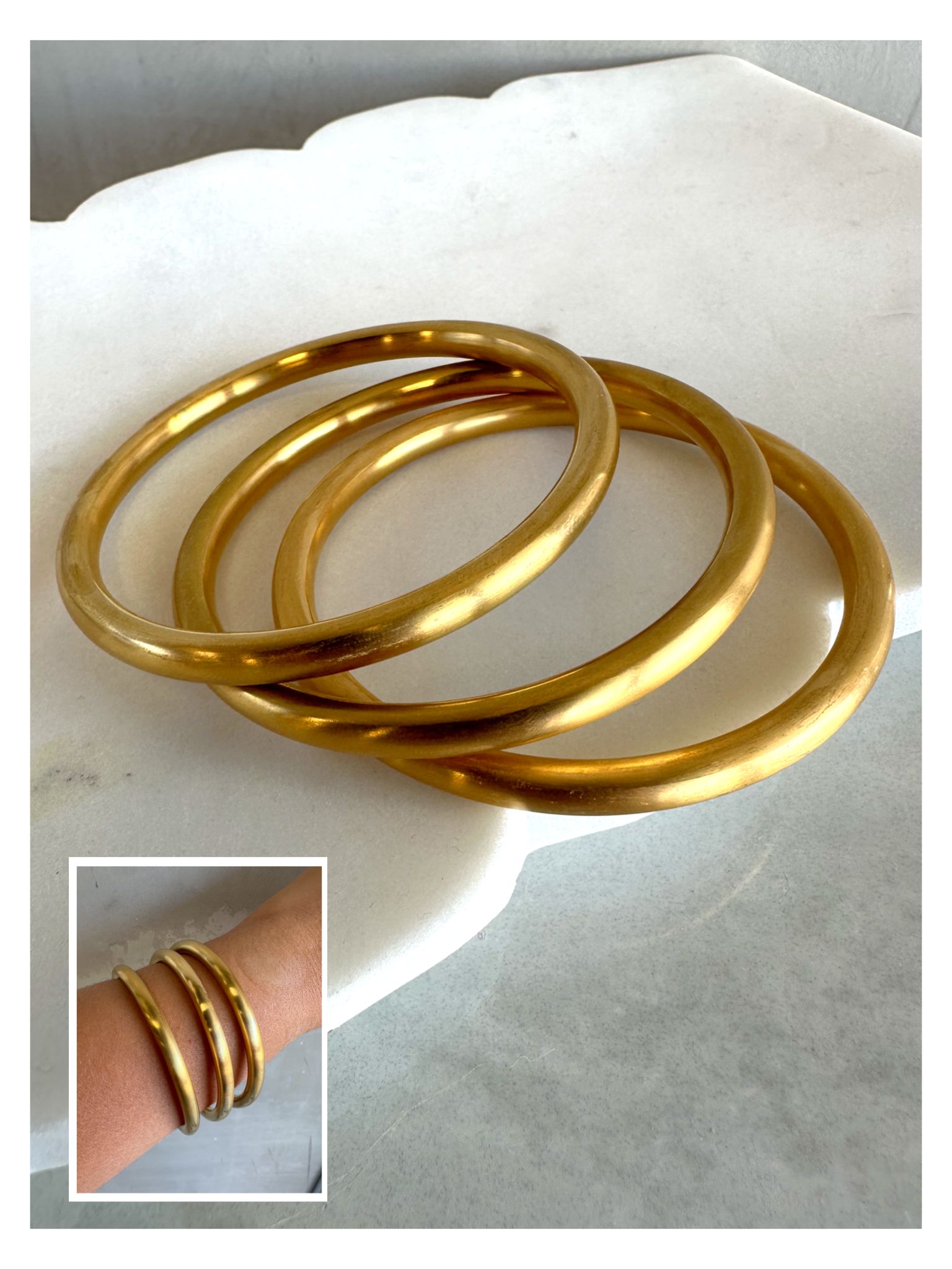 Stainless Steel Vintage Gold Bracelet