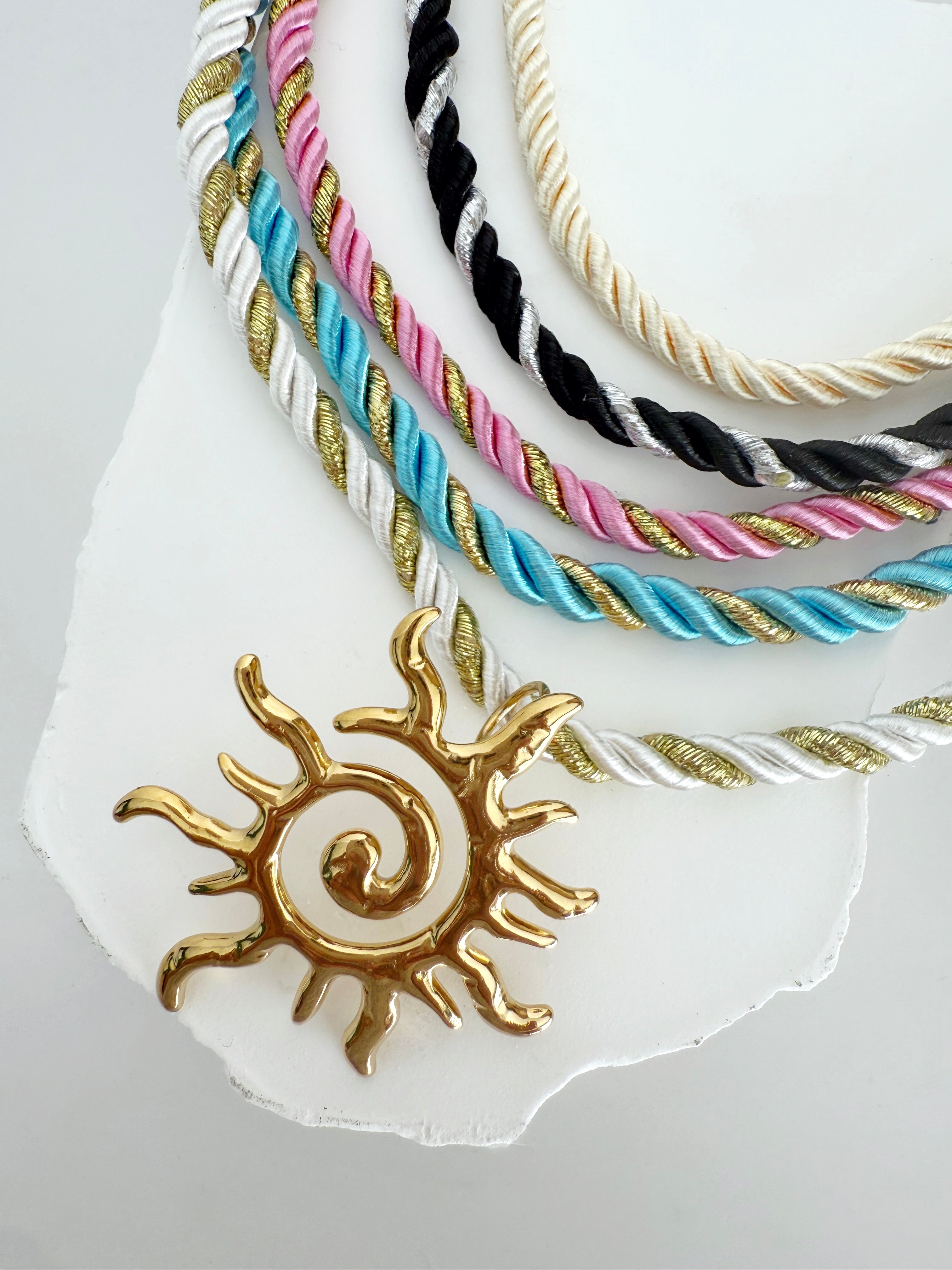 Sun & Rope Necklace