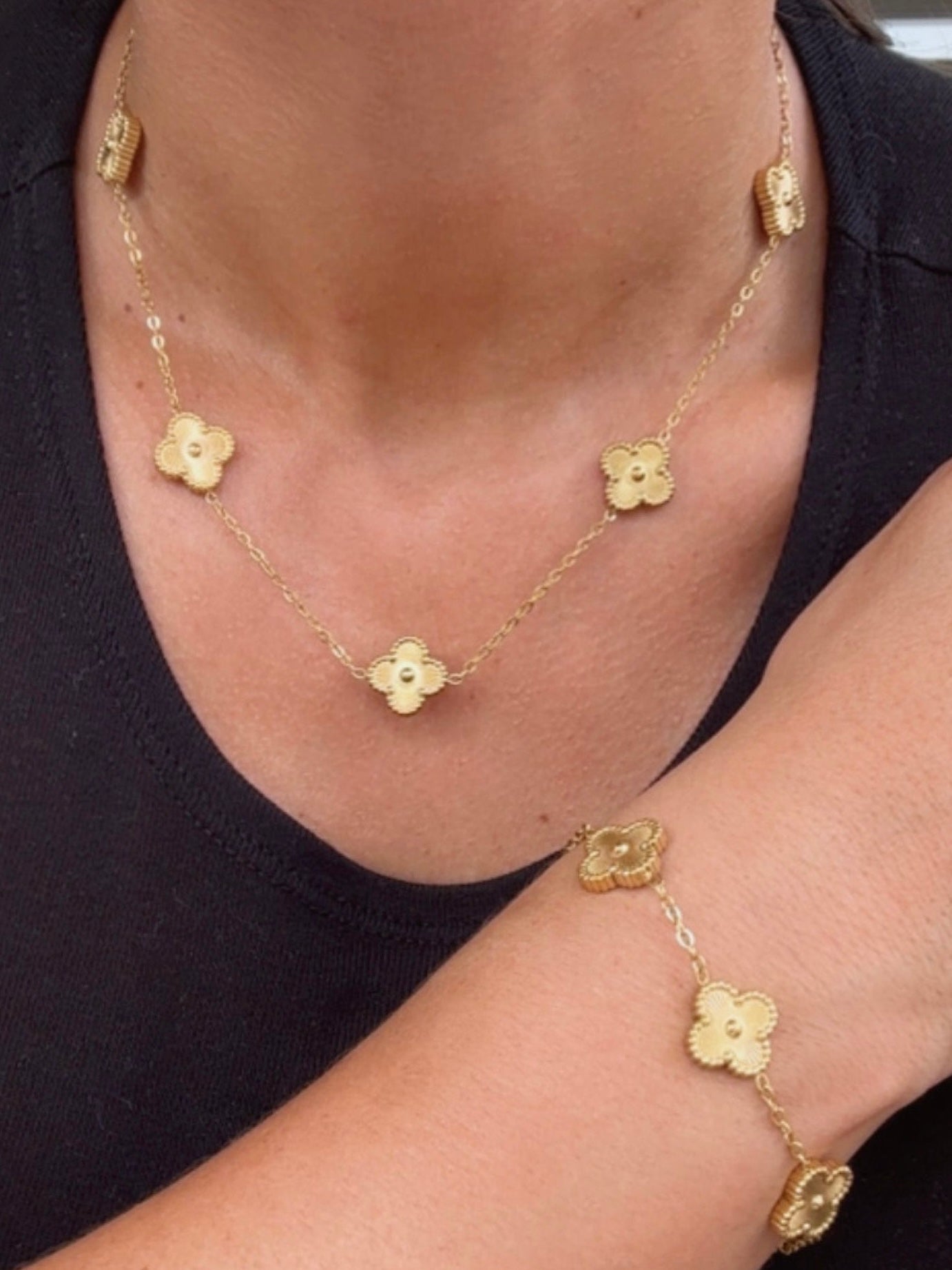 Gold Clover Set