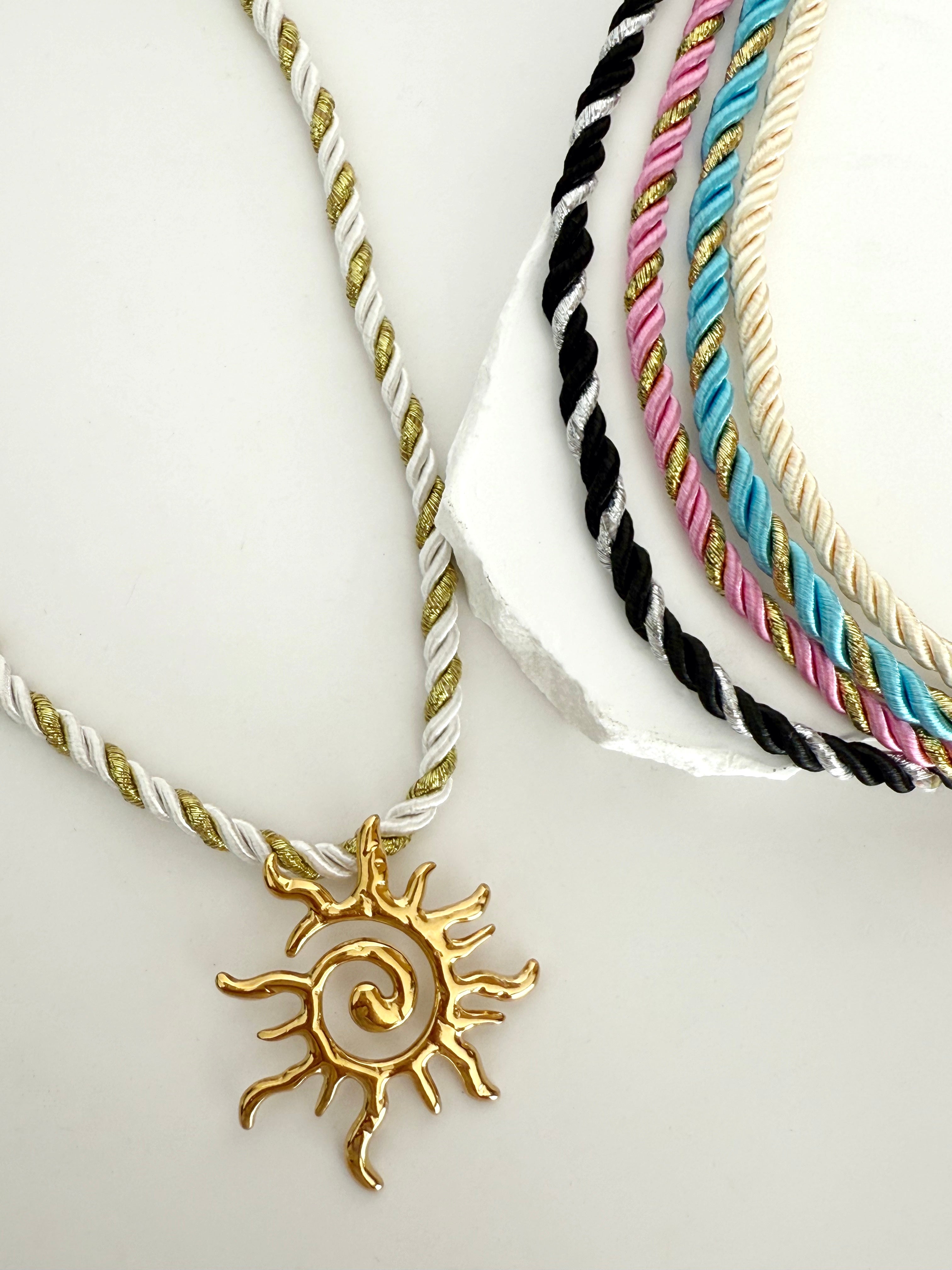 Sun & Rope Necklace