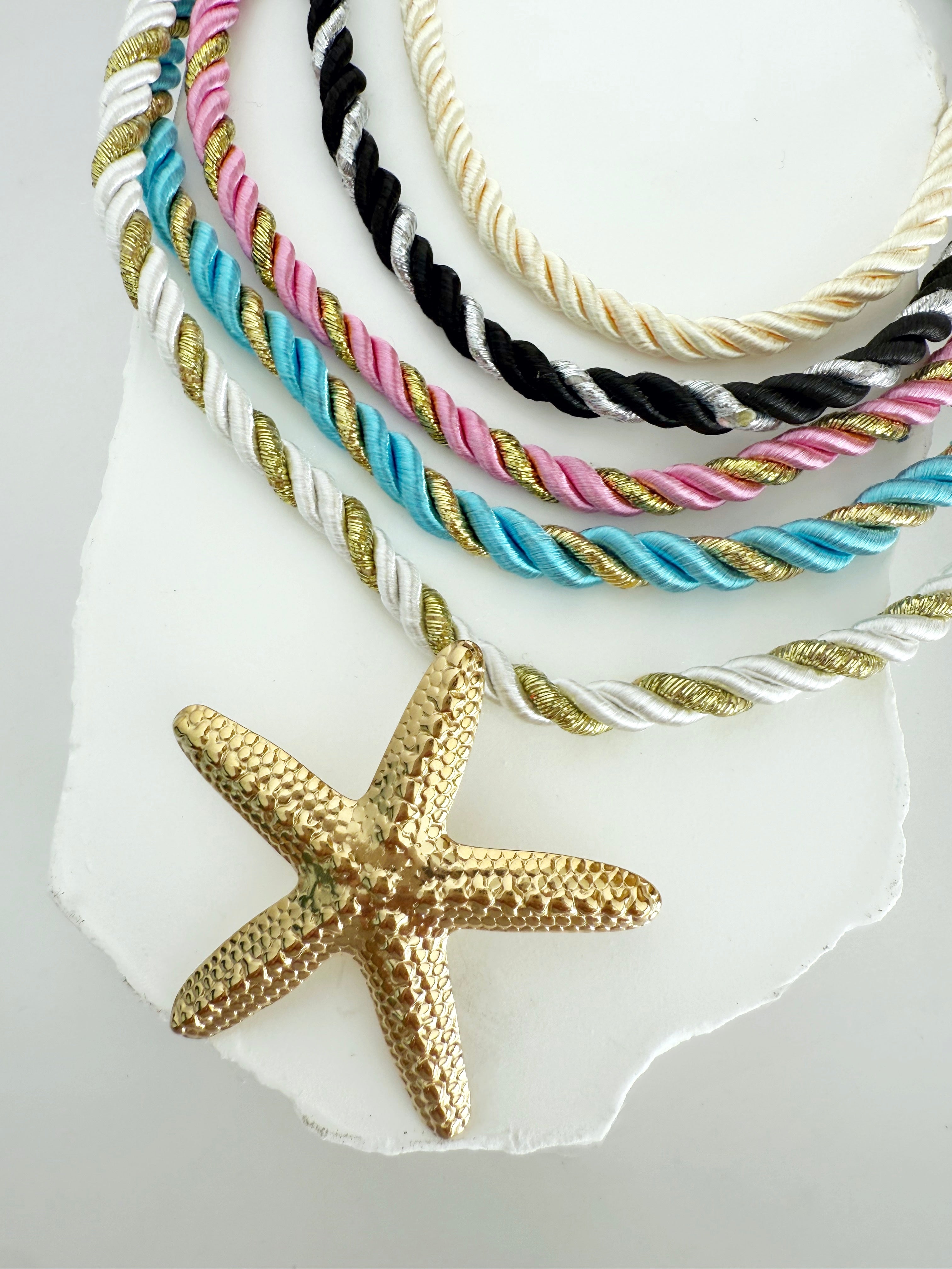Starfish & Rope Necklace